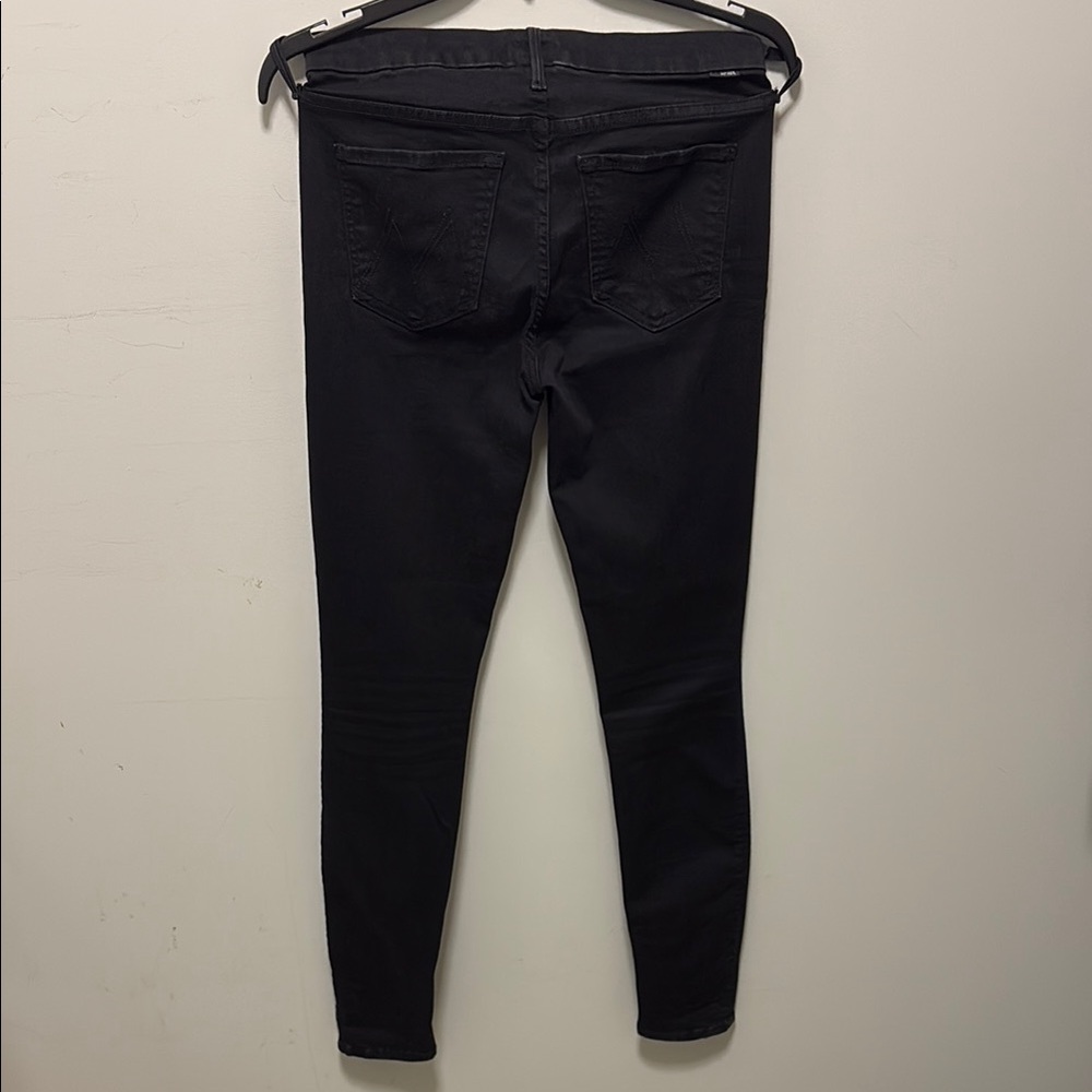 MOTHER The Looker Black Skinny Jeans with Stretch - Picture 7 of 7